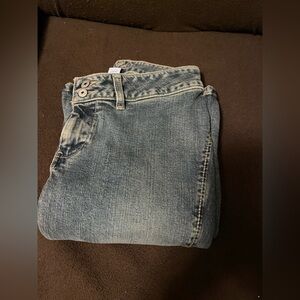 Silver flare vintage jeans